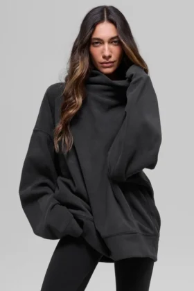 Polar Fleece Hazy-trui - Zwart