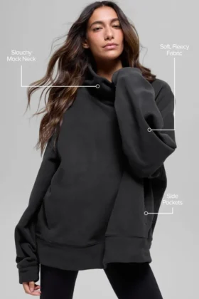 Polar Fleece Hazy-trui – Zwart