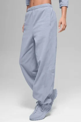 Polar Fleece High-Waist Retreat-joggingbroek – Winter Frost