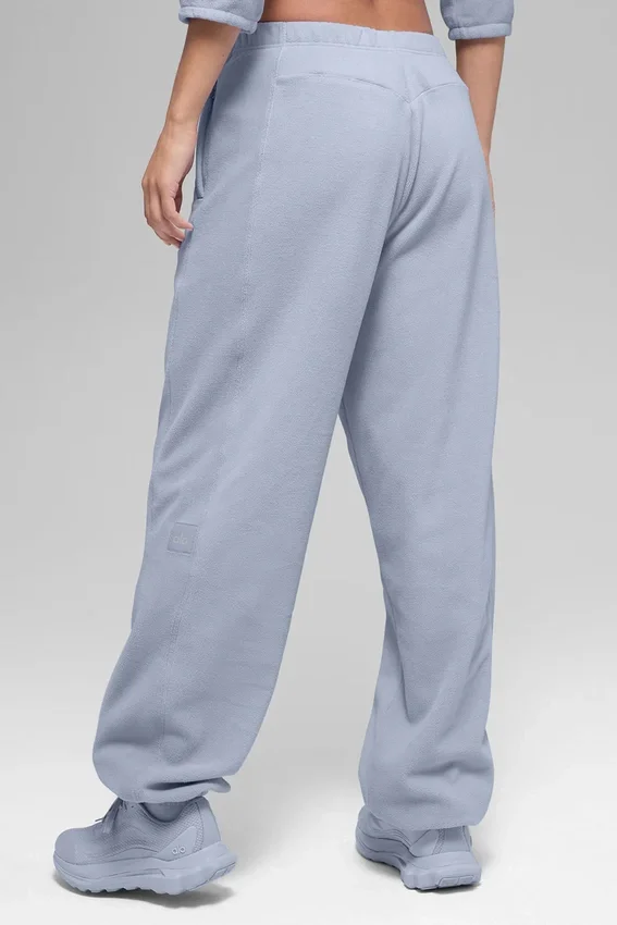 Polar Fleece High-Waist Retreat-joggingbroek – Winter Frost