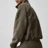 Polar Fleece Retreat Cover-up - Olive Tree