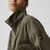 Polar Fleece Retreat Cover-up - Olive Tree
