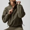 Polar Fleece Retreat Cover-up - Olive Tree