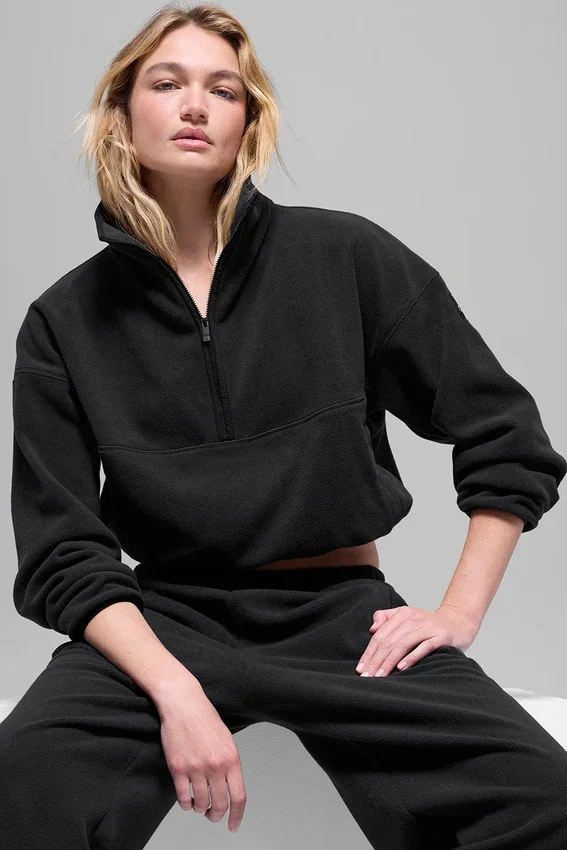 Polar Fleece Retreat Cover-up - Zwart