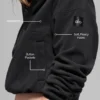 Polar Fleece Retreat Cover-up - Zwart