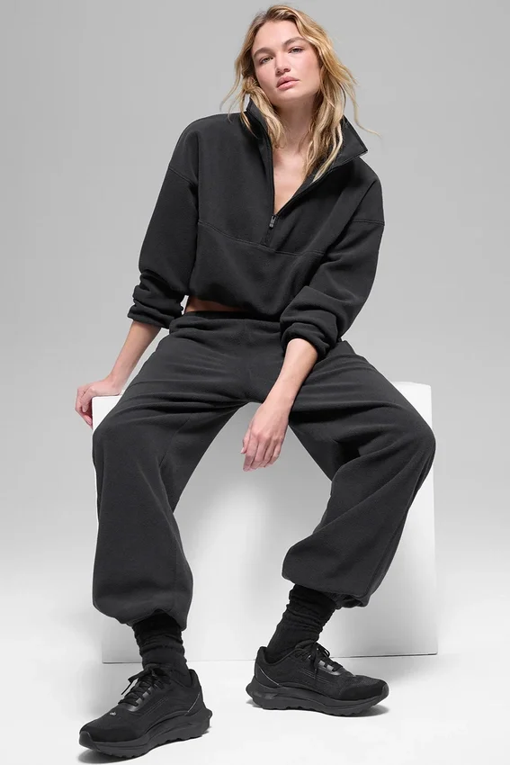 Polar Fleece Retreat Cover-up - Zwart