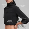 Polar Fleece Retreat kort jasje - Zwart