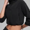 Polar Fleece Retreat kort jasje - Zwart
