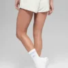 Polar Fleece Retreat Korte broek - Wit gemêleerd grijs