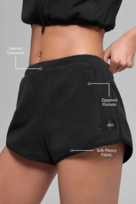 Polar Fleece Retreat Korte broek – Zwart