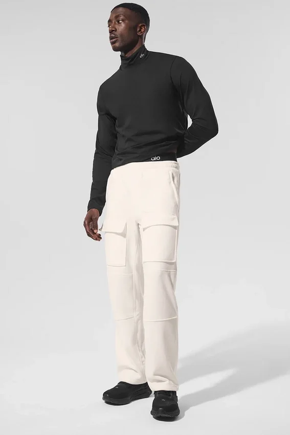 Polar Fleece Ridge-cargobroek - Ivoor