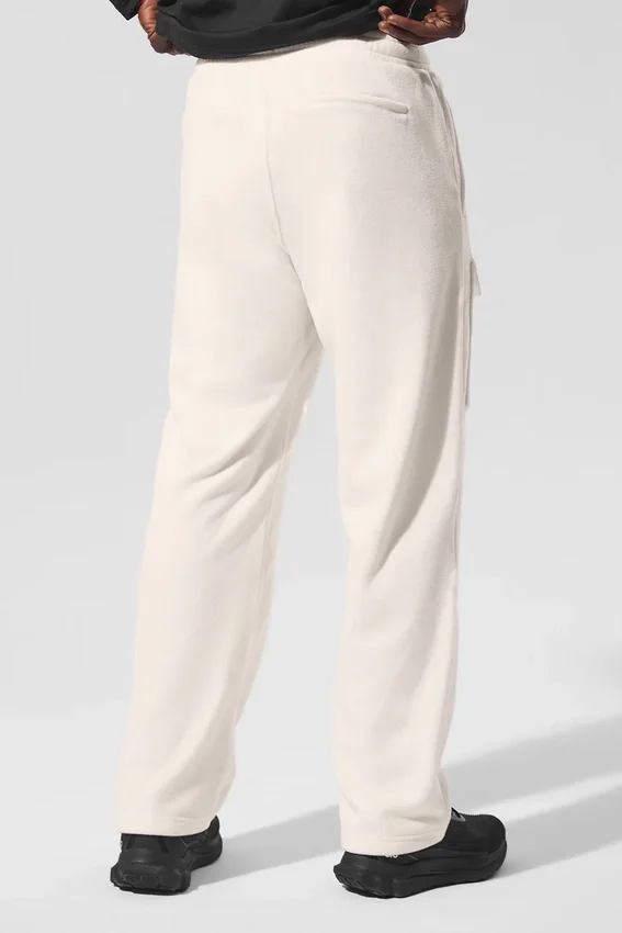 Polar Fleece Ridge-cargobroek - Ivoor