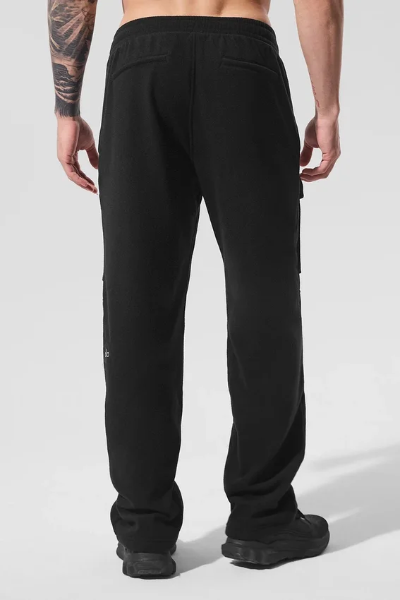 Polar Fleece Ridge-cargobroek - Zwart
