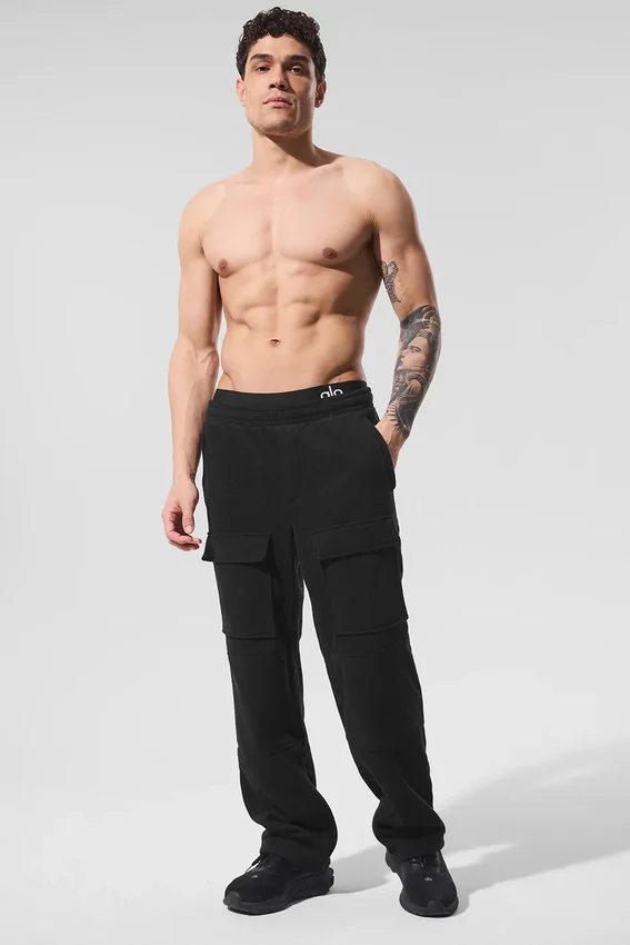 Polar Fleece Ridge-cargobroek - Zwart