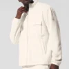 Polar Fleece Ridge-jas met volledige ritssluiting - Ivoor