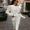 Polar Fleece Take Note-jas - Ivoor