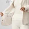 Polar Fleece Take Note-jas - Ivoor