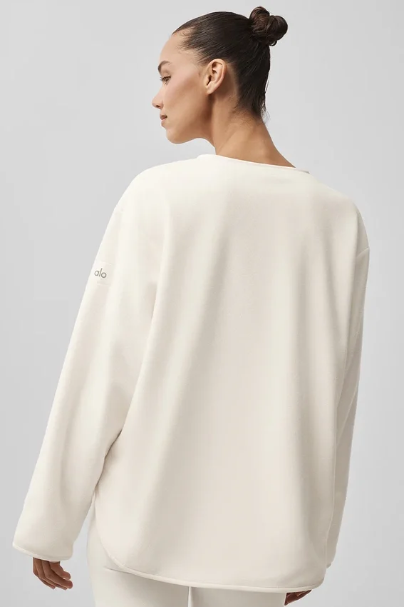 Polar Fleece Take Note-jas - Ivoor