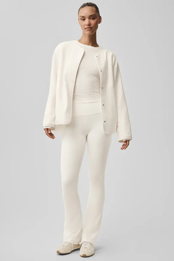 Polar Fleece Take Note-jas - Ivoor