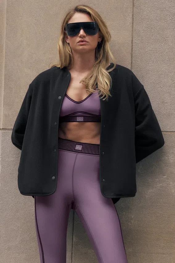 Polar Fleece Take Note-jas - Zwart