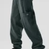 Polar Fleece Wintry Mix-broek - Antracietgroen