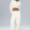 Polar Fleece Wintry Mix-broek - Ivoor