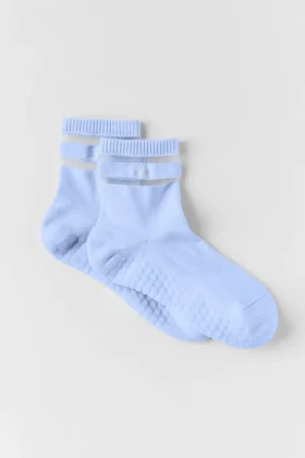 Pulse Grip-sok voor dames - Licht Provence-blauw