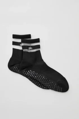 Pulse Grip-sok voor dames - Zwart