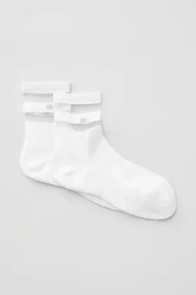 Pulse Grip-sokken voor dames - White