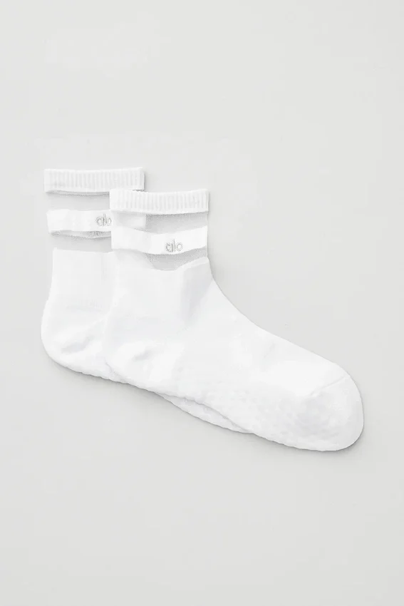 Pulse Grip-sokken voor dames - White