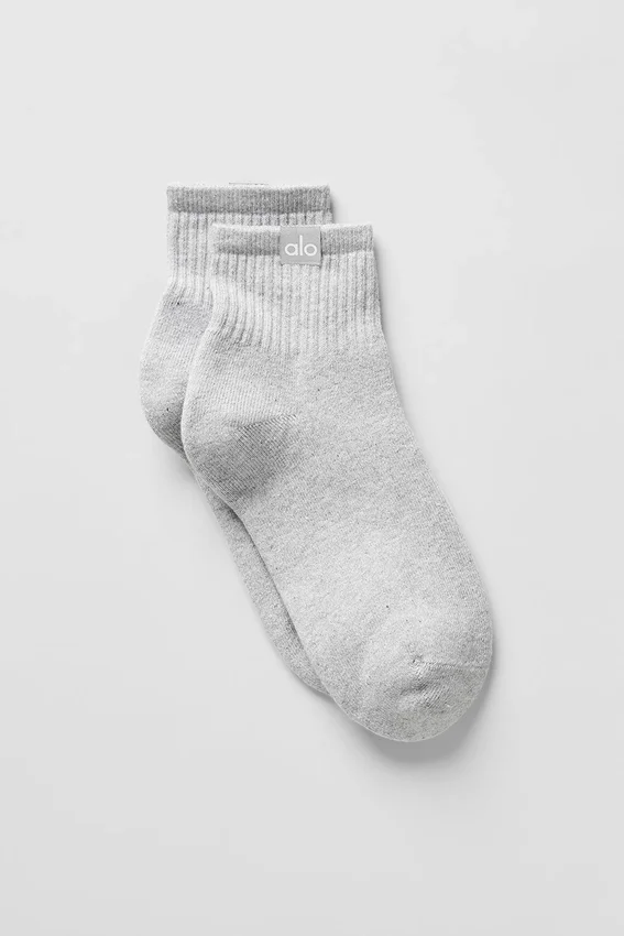 Quarter Crew Street-sok - Athletic Heather Grey