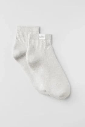 Quarter Crew Street Sokken - White Heather