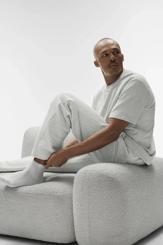 Quarter Crew Street Sokken - White Heather