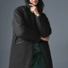Rain or Shine Puffer lange jas - Zwart
