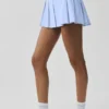 Rally-tennisrok – Licht Provence-blauw