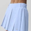 Rally-tennisrok – Licht Provence-blauw