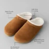 Recovery Pantoffel - Saddle/Ivory