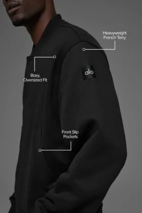 Renown Varsity-jas – Zwart