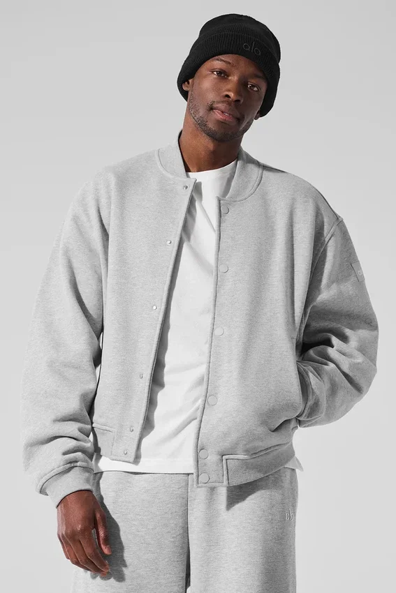 Renown Varsity-jasje - Athletic Heather Grey