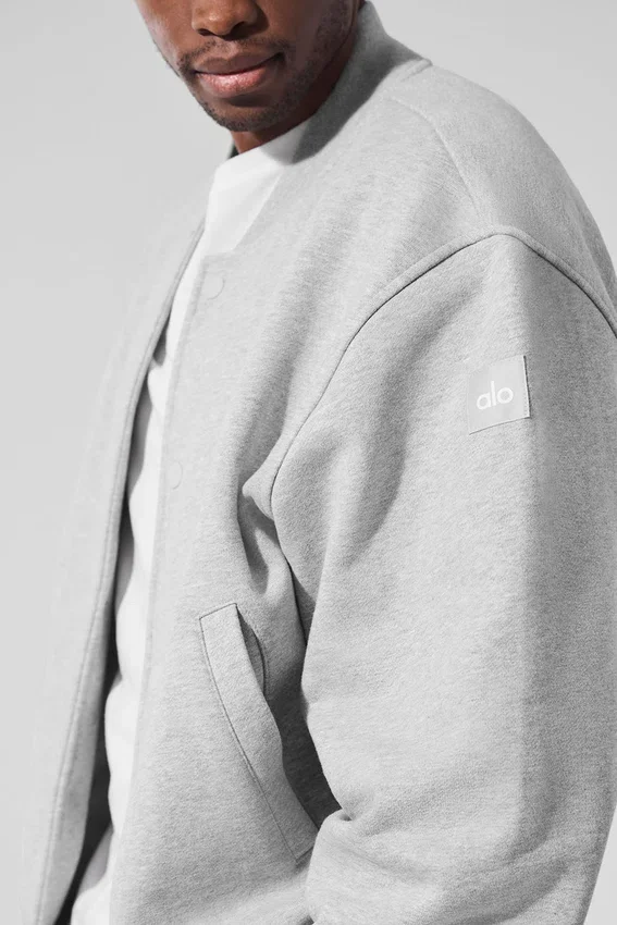 Renown Varsity-jasje - Athletic Heather Grey