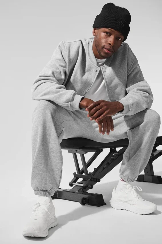 Renown Varsity-jasje - Athletic Heather Grey
