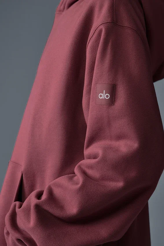 Renown zware Hoodie - Burgundy Truffle