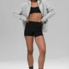 Renown zware Hoodie met doorlopende rits - Athletic Heather Grey