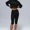 Renown zware Hoodie - Zwart
