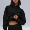 Renown zware Hoodie - Zwart
