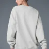 Renown zware trui met ronde hals – Athletic Heather Grey