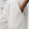 Ripstop Electric broek met rechte pijpen - Wit