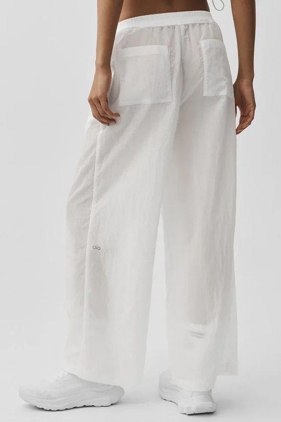 Ripstop Electric broek met rechte pijpen - Wit