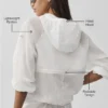 Ripstop Electric-jas – Wit