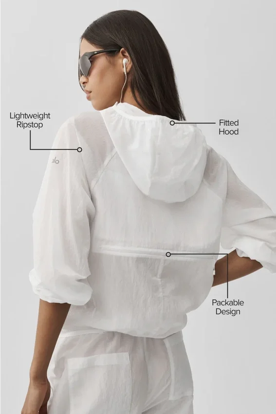 Ripstop Electric-jas – Wit